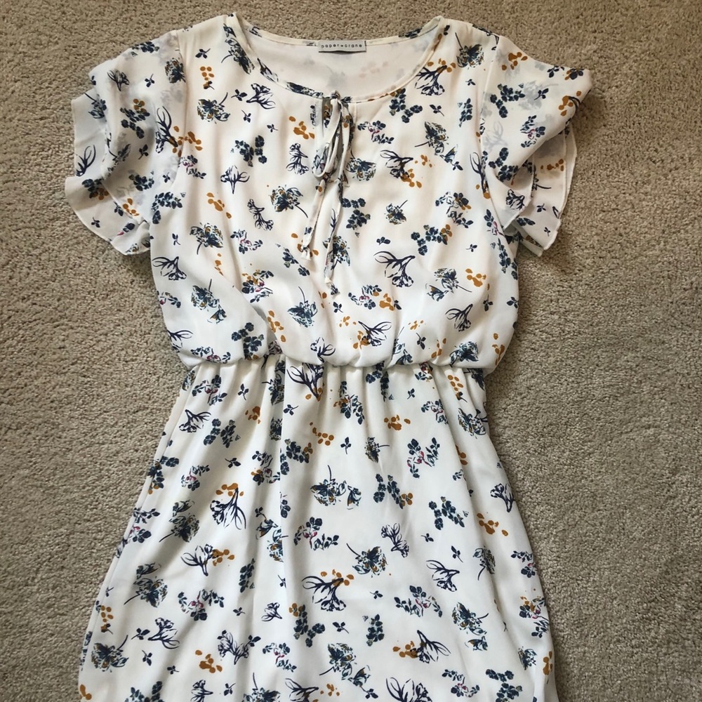 ADORABLE FLORAL MINI DRESS